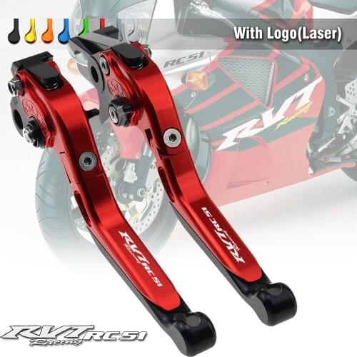 Motorcycle CNC Extendable Folding Clutch Brake Levers for Honda RC51 RVT1000 SP-1/SP-2 2000 2001 2002 2003 2004 2005 2006
