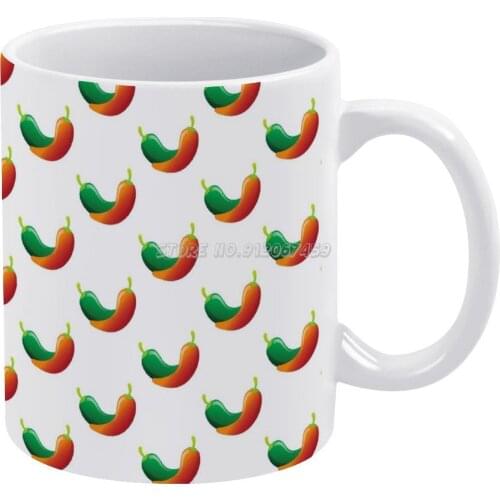 Turn Up The Heat Coffee Mugs Print Decor For Kids Room Pillow Cover Floor Pillowcases for Sofa Home Pepper Hot Green Red Flame H