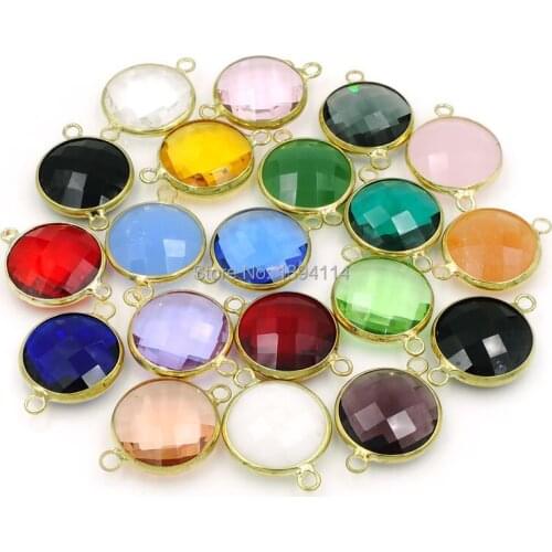 Mixed Colors Glass Quartz Faceted Round Bead With Copper Casing Of Cladding Gold 8mm 10mm 12mm 14mm 16mm 18mm 20mm 25mm