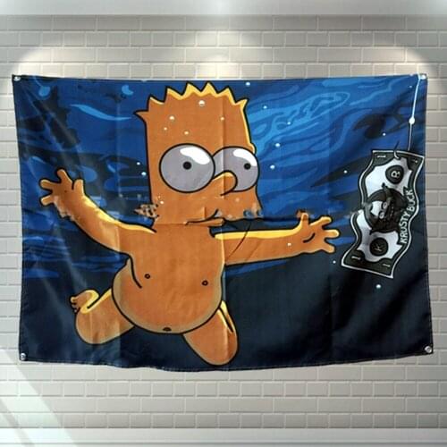 Rock Band \ Hip Hop \ Heavy Metal \ Regga Poster Four-hole Flag Banner Tapestry Vintage Wall Art Bar Cafe Home Decoration A1