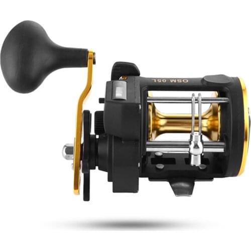 Fishing Reel Wheels Full Metal Trolling Fishing Reels Right Hand Drum Wheel Boat Sea Fishing Reel