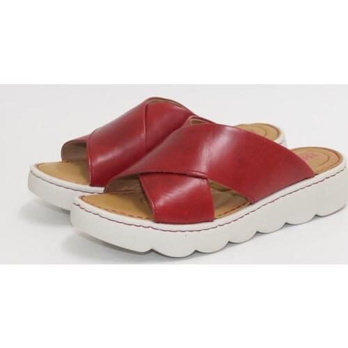 Ultra light leatherair cushion womens slippersWomens sports sandals with thick solesHigh quality new summer slippers for women