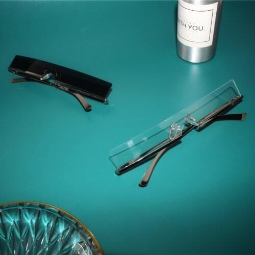 Ultra-light one-piece sunglasses ladies mens ultra-narrow rectangular strip glasses street photography personality sunglasses