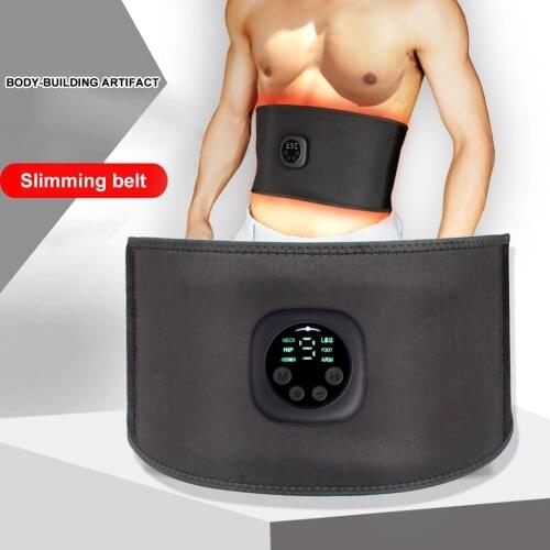 Intelligent EMS Abdominal Muscle USB charging LED Display Trainer Fitness Trainer Belt for Body Training Fitness Equipment