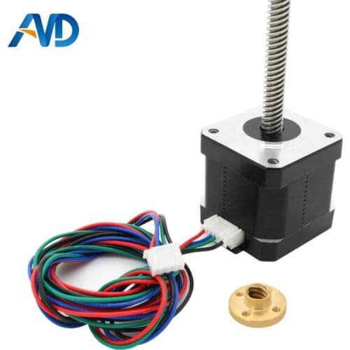 2pcs NEMA 17 Lead Screw M8 300mm Z Axis 3D Printer KIT Step Motor for 3d printer prusa