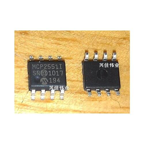 20/PCS NEW Brand New Original Authentic Product MCP2551-I/SN Patch Sop-8 Embedded-Microcontroller