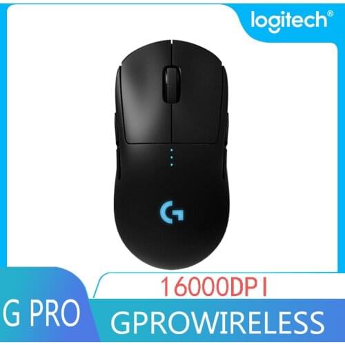 Logitech G PRO Wireless Gaming Mouse RGB Dual Mode With HERO 16000DPI Sensor LIGHTSPEED Laser Gamer Mouse 8 Programmable Buttons