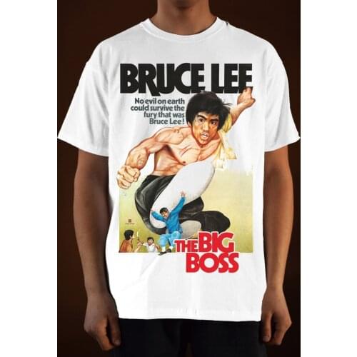 Bruce Lee The Big Boss Movie Poster Ver. 1 Fashion Clothing Men T Shirt New 3 D Printed Cool Offensive Shirts