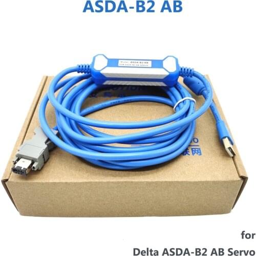 Programming Cable ASD-CNUS0A08 USB for Delta ASDA-B2 AB Servo Driver -Computer