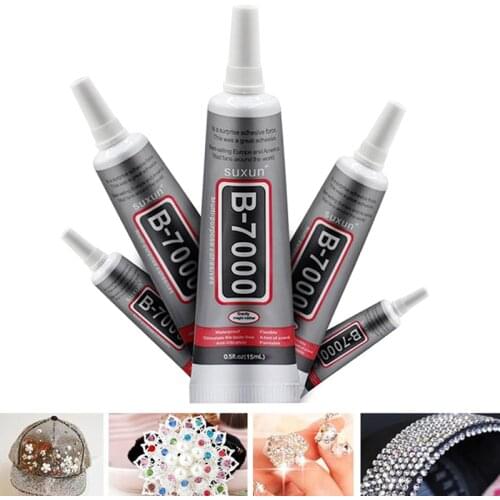 B7000 Glue For Rhinestones Crystal Adhesive Jewelry 9ml 15ml 50ml 110ml Needles Epoxy Resin Diy Jewelry Crafts Glass Supplies
