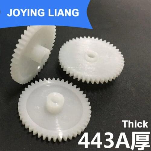443A Thick 0.5M 23MM GEAR Modulus 0.5 44 Teeth 3MM Hole Plastic Gears Disc Toy Accessories 10PCS/LOT