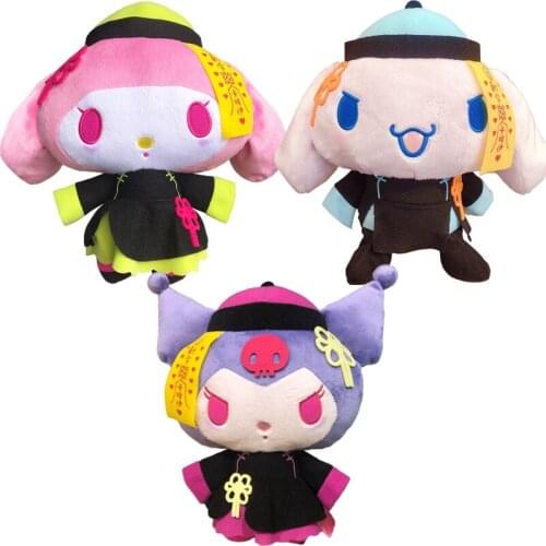 Cartoon Plush Toys Stuffed Animals Cinnamoroll Melody Kullomi Anime Kawaii Cute Soft Plushie Doll Girl Gift Kids Toy Gifts 30cm