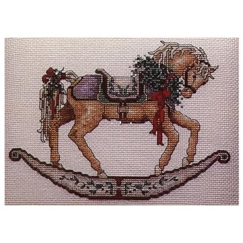 Tumbler Horse 1-29-25 Cross Stitch Set Chinese Cross-stitch Kit Embroidery Needlework Craft Packages Cotton Fabric Floss