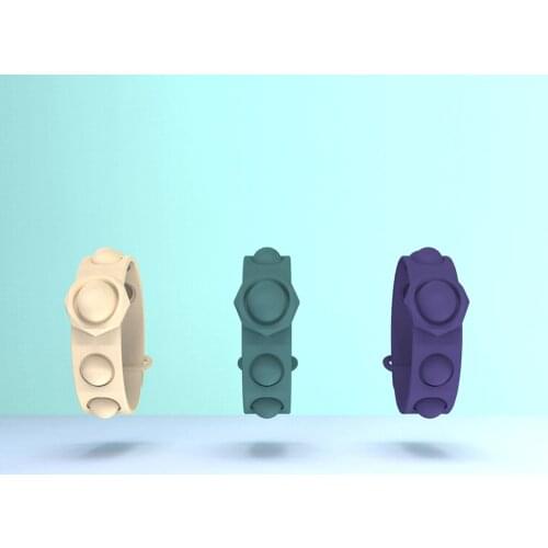 Push Bubble Sensory Toys Stress Relief Bubble Bracelet Wearable Stress Reliever Wristband Sensory Toys