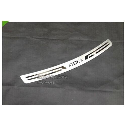 Stainless steel Rear BUMPER SILL FOOT PLATE for 2014 2015 Mazda 6 ATENZA
