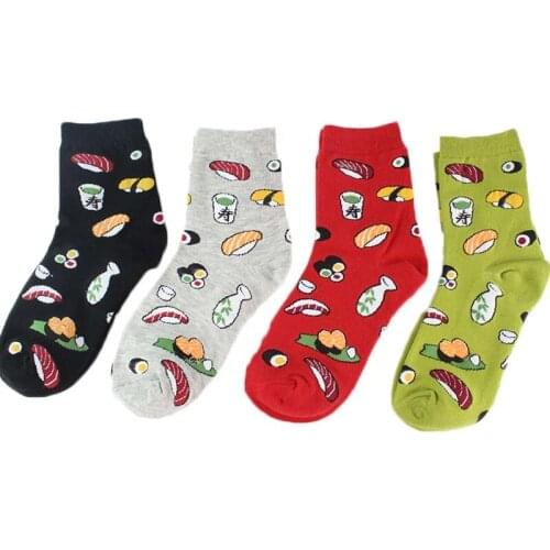 Korean Style Women Harajuku Funny Comfortable Cute Socks Cartoon Casual Art Socks Creative Ankle Novelty Christmas Gift Sox