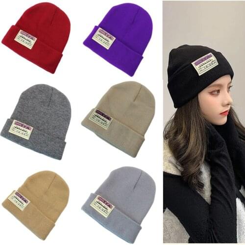 2021 New Beanies Knitted Winter Hats for Women Men Ins Style Hat Girls Autumn Female Beanie Warm Bonnet Casual Cap Wholesale