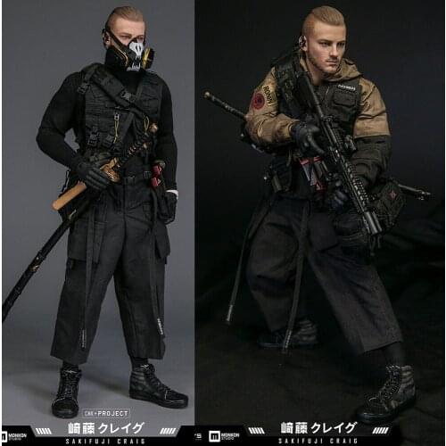 For Collection 1/6 Scale Male Solider Damtoys EBS001 EXTREME ZONE Samurai 12'' Full Set Action Figure Model Doll For Fans