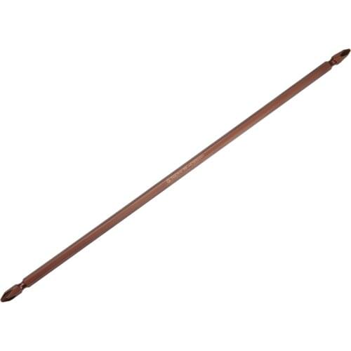 Uxcell PH2 Magnetic Phillips Double Ended Screwdriver Bits, 1/4 Inch Hex Shank 11.81-inch Length S2 Power Tool (Red)