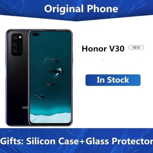 Stock Honor View 30 Honor V30 5G Smart Phone Kirin 990 Android 10.0 6.57" FHD 8GB RAM 128GB ROM 40.0MP+8.0MP+8.0MP+32.0MP+8.0MP