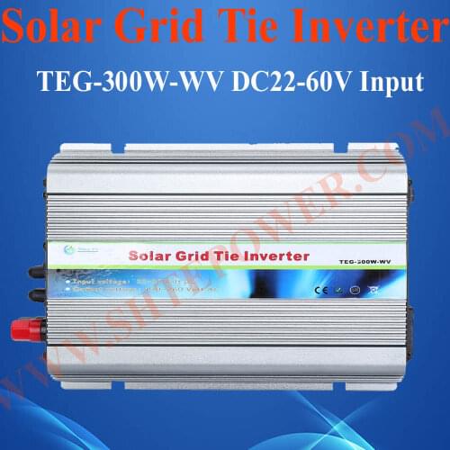 On grid solar power inverter 300W, 300W grid tied solar inverter, 48V 220V 60Hz converter