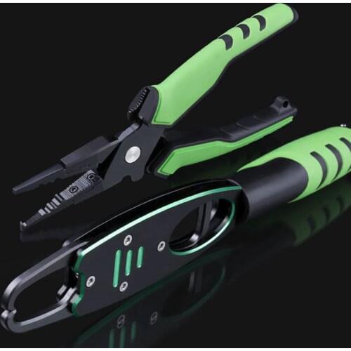 WALK FISH Aluminum Alloy Fishing Pliers Grip Set Split Ring Cutters Line Hook Recover Fishing Tackle High Quality Fishing Tool