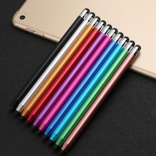 1 Piece Dual-tip Capacitive Pen Mobile Phone Stylus Rubber Tip Touch Ipad Tablet Android Touch Screen Drawing Pen