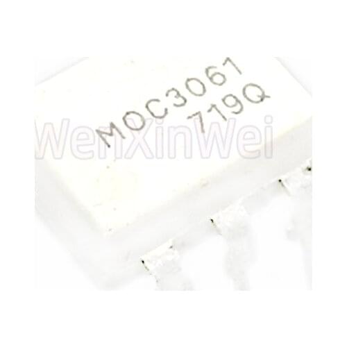 10PCS/LOT MOC3061 DIP6 3061 DIP Optocoupler Lsolator New SIP-6