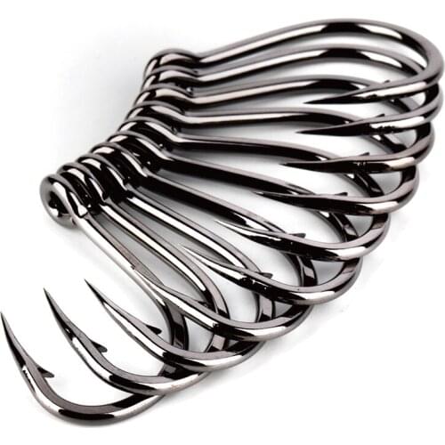 20 Packs/lot Mustad 10827NP-BN Strong Stainless Steel Bulk Hook Fishing Tackle Jigging Hook High Carbon Steel Hook