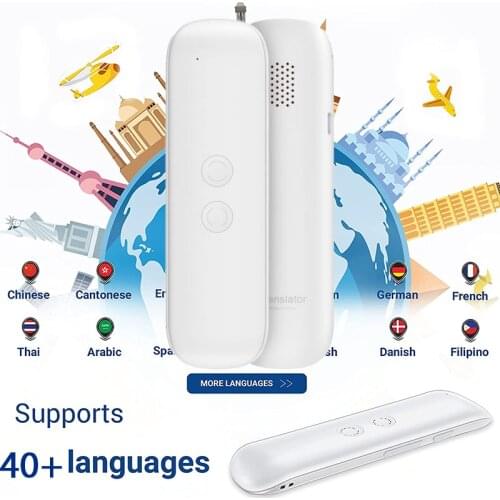 2021New G5 Portable Voice Translator 70 Languages Real-time Multi-Language Speech Interactive Offline Translator Business Travel