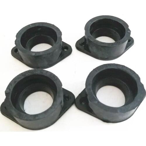 4 PCS Motorcycle Carburetor Joint Intake Adjuster Interface Carb Adapter For Kawasaki 16065-1132 KZ650 1983 KZ650 H1 CSR 1981