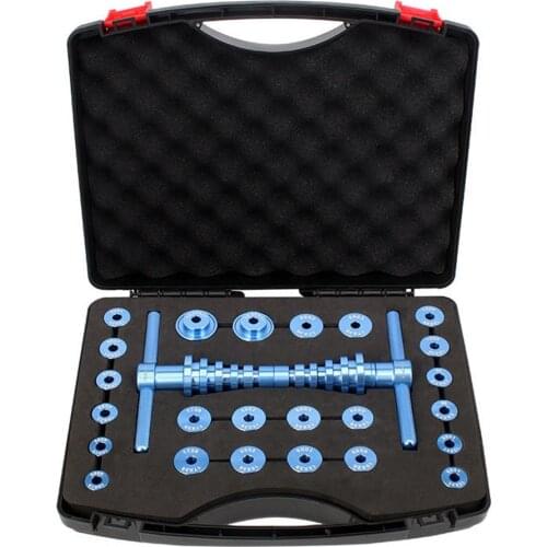 43Pcs Bicycle Hub Bearing Installation Tool Bike Bearing Press Set Soft Tail Frame Turning Point Bearing Hub Assembly Tool