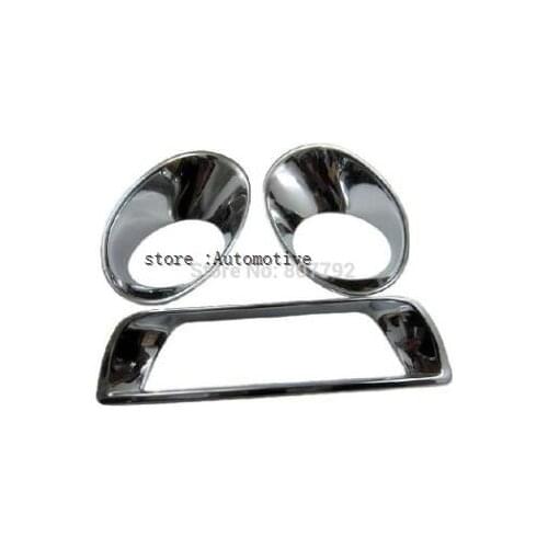 ABS Electroplating Front fog light cover + rear fog light cover 3pcs/set For Nissan Teana 2008 2009 2010