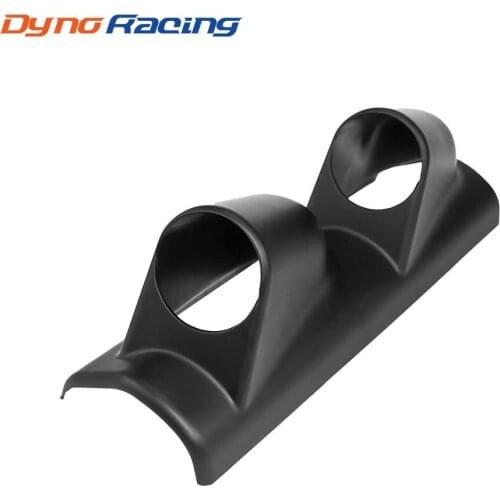 Car gauge pod 2" 52mm black A Pillar Pod 2 Holes Gauge Holder Pod Left Drivers Side gauge pod car meter