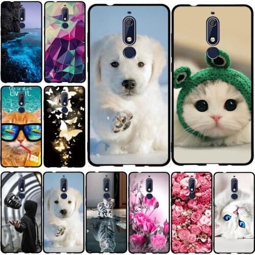 Case for Nokia 3.1 5.1 2.1 8.1 Plus Case Cover Silicone Cute Cartoon Soft TPU Back Cover for Nokia X5 X6 X7 Case Phone Cover