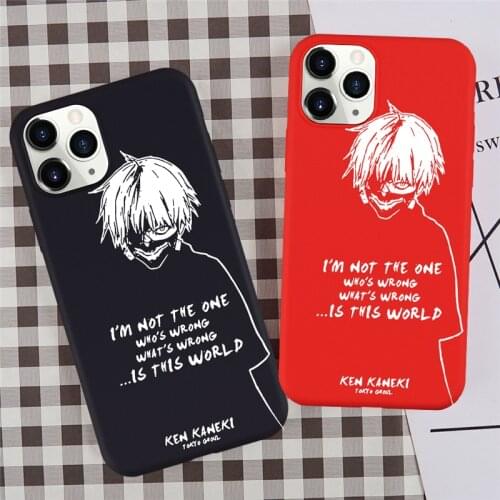 GYKZ Tokyo Ghoul Ken Kaneki Phone Case For iPhone 7 11 Pro 12 XS MAX X SE 20 XR 8 6s Plus Japan Anime Soft Silicone Cover Fundas