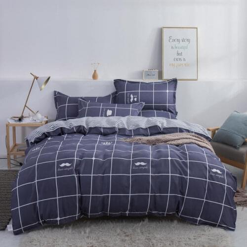 Personalized design pattern bed combination home textile products including quilt cover, bed sheet and pillowcase