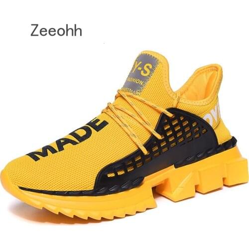 Summer Casual Shoes Men Breathable Autumn Mesh Shoes Sneakers Breathable Lightweight Movement height increase big size Shoes