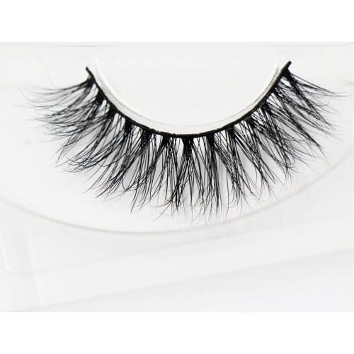 Mink Lashes 3D Mink False Eyelashes Long Lasting Lashes Natural & Lightweight Mink Eyelashes 1 pair Glitter Packaging A03