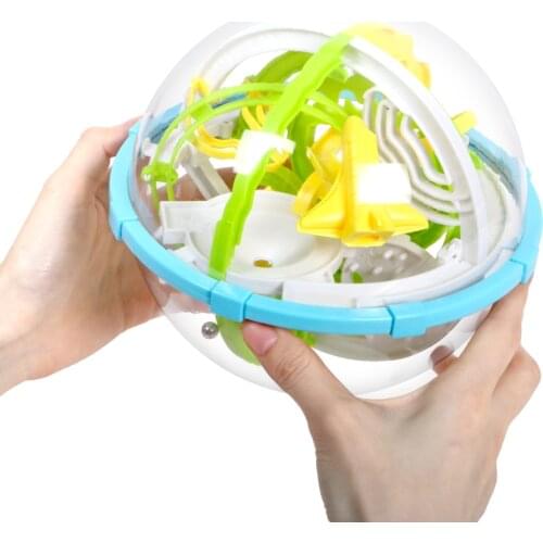 3D Magic Perplexus Maze Ball 140 Steps Obstacles Intellect Ball Game Chellenge your limit For Children Education learning Toys