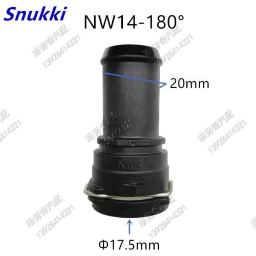 NW14 17.5mm water pipe connector water pipe fittings plastic female connector 2pcs a lot