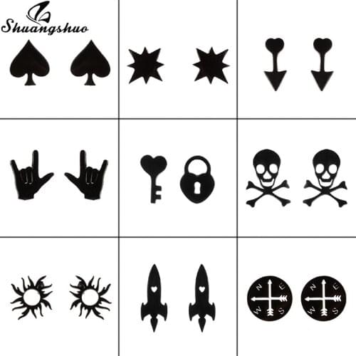 Shuangshuo Stud Earrings