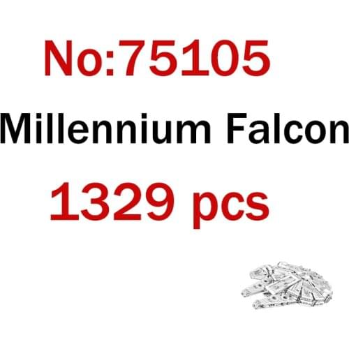 In Stock Compatible Star Millennium 05007 Falcon 75105 81009 79211 Spacecraft Building Blocks Toy Bricks Boy Kid Adult Gift