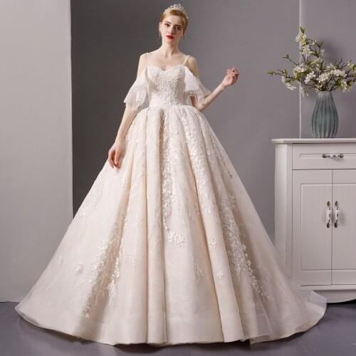 6067 vestidos de novia 2020 lace robe de mariee long dress backless plus size robe de mariage sukienka na wesele dla gościa