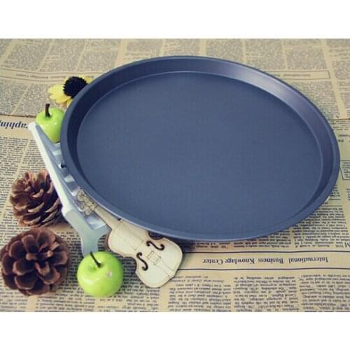 1PC 10 Inch Carbon Steel Pizza Pan Cooking Tools Pizza Stone Mold Kitchen Accessories Baking Tools Nonstick Oven Pan JC 0502