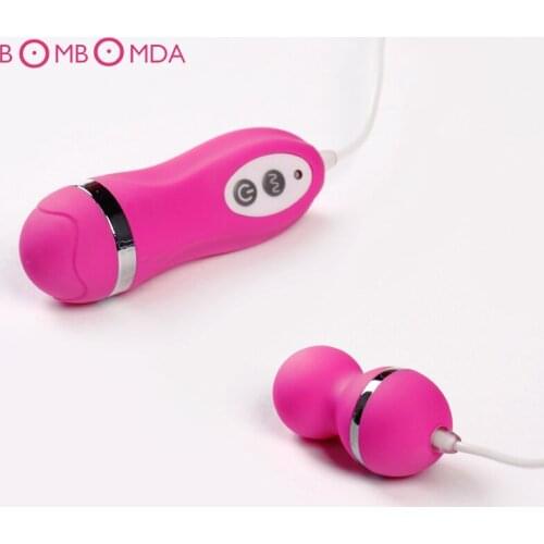 10 Speed Female Clitoris Massager Vibrating jump eggs Vibrator Labia Clitoris Anal Nipple stimulation Masturbation Sex Products