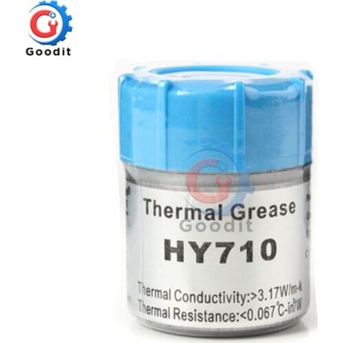 20g Silver Thermal Grease Paste Compound Chipset Cooling For CPU GPU HY710 Silver Cooling silicone Fan Thermal Grease Paste