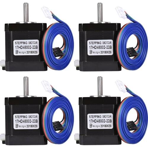 4/5PCS 48mm 4-lead Nema17 Stepper Motor 42 Nema 17 motor 17HD34011-22B FOR CNC X / Y / Z axisFor 3D Printer Electronic Parts