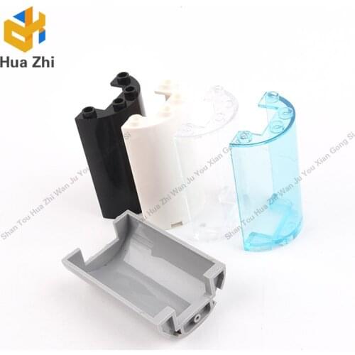 Building Blocks Parts 85941 4PCS Cylinder Half 2 x 4 x 5 with 1 x 2 cutout LEGOING MOCS Education