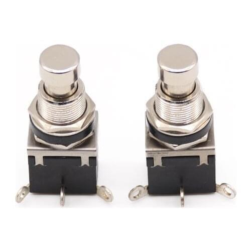 5PCS PBS-24-102 3pin latching guitar pedal SPDT switch